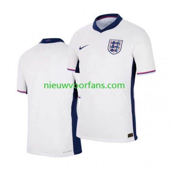 Engeland Heren Shirt met Bedrukking Thuis Euro 2024 Korte Mouw
