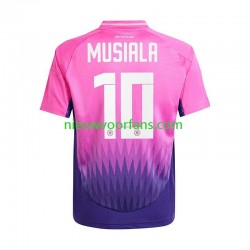 Duitsland Heren Shirt met Bedrukking Jamal Musiala 10 Uit Euro 2024 Korte Mouw