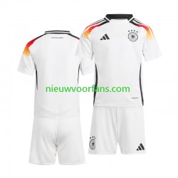 Duitsland Kind Shirt met Bedrukking Thuis Euro 2024 Korte Mouw