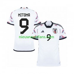 Japan Heren Shirt met Bedrukking MITOMA 9 Uit WK 2022 Korte Mouw
