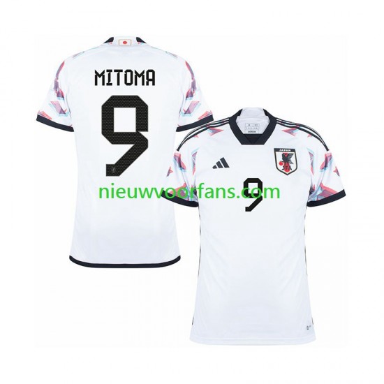 Japan Heren Shirt met Bedrukking MITOMA 9 Uit WK 2022 Korte Mouw