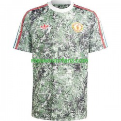 Manchester United Heren Shirt met Bedrukking Stone Roses Thuis 2023-2024 Korte Mouw