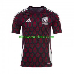 Mexico Heren Shirt met Bedrukking Thuis Copa America 2024 Korte Mouw