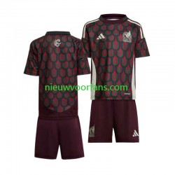 Mexico Kind Shirt met Bedrukking Thuis Copa America 2024 Korte Mouw