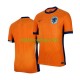 Nederland Heren Shirt met Bedrukking Thuis Euro 2024 Korte Mouw