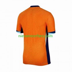 Nederland Heren Shirt met Bedrukking Thuis Euro 2024 Korte Mouw