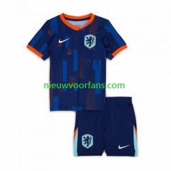 Nederland Kind Shirt met Bedrukking Uit Euro 2024 Korte Mouw