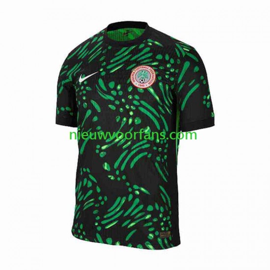 Nigeria Heren Shirt met Bedrukking Uit 2024 Korte Mouw