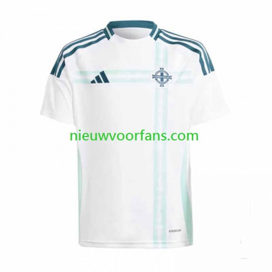 Noord-Ierland Heren Shirt met Bedrukking Uit 2024 Korte Mouw