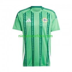 Noord-Ierland Heren Shirt met Bedrukking Thuis 2024 Korte Mouw