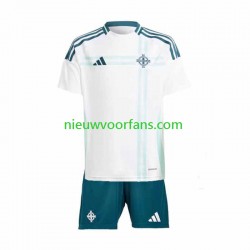 Noord-Ierland Kind Shirt met Bedrukking Uit 2024 Korte Mouw