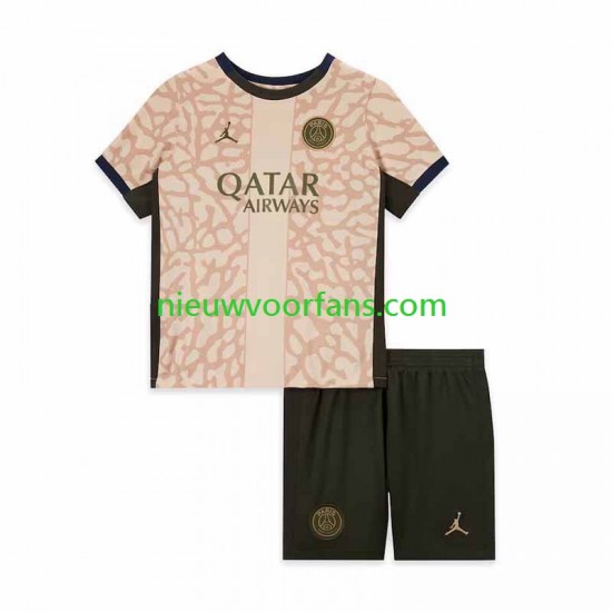 Paris Saint-Germain Kind Shirt met Bedrukking Vierde 2023-2024 Korte Mouw