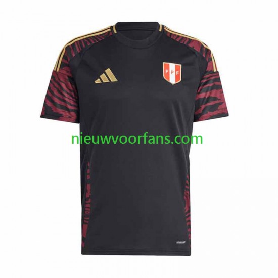 Peru Heren Shirt met Bedrukking Uit Copa America 2024 Korte Mouw