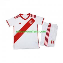 Peru Kind Shirt met Bedrukking Thuis 2023 Korte Mouw