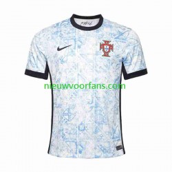 Portugal Heren Shirt met Bedrukking Uit Euro 2024 Korte Mouw