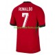 Portugal Heren Shirt met Bedrukking Cristiano Ronaldo 7 Thuis Euro 2024 Korte Mouw