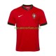 Portugal Heren Shirt met Bedrukking Thuis Euro 2024 Korte Mouw