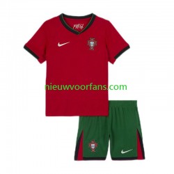Portugal Kind Shirt met Bedrukking Thuis Euro 2024 Korte Mouw