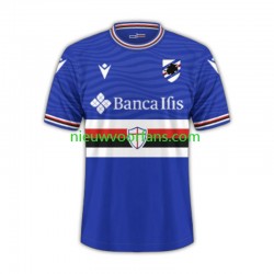 Sampdoria Heren Shirt met Bedrukking Thuis 2023-2024 Korte Mouw