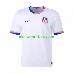 USA Heren Shirt met Bedrukking Thuis 2024 Korte Mouw