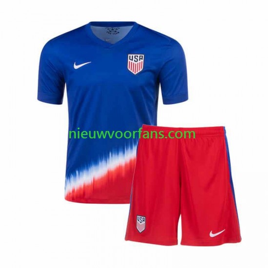 USA Kind Shirt met Bedrukking Uit 2024 Korte Mouw
