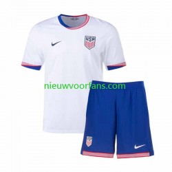 USA Kind Shirt met Bedrukking Thuis 2024 Korte Mouw