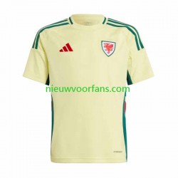 Wales Heren Shirt met Bedrukking Uit 2024 Korte Mouw
