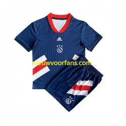 AFC Ajax Kind Shirt met Bedrukking Icon Retro Thuis 2022-2023 Korte Mouw