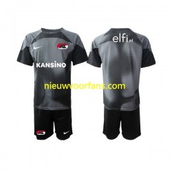 AZ Alkmaar Kind Shirt met Bedrukking Doelman Uit 2022-2023 Korte Mouw
