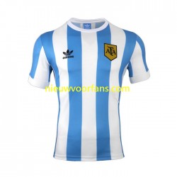 Argentinië Heren Shirt met Bedrukking 1978 Retro Thuis Korte Mouw