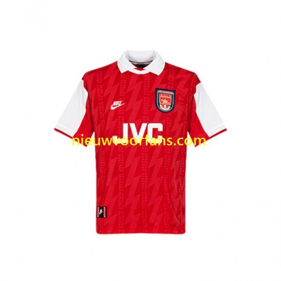 Arsenal Heren Shirt met Bedrukking Retro Thuis 1994 Korte Mouw