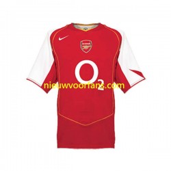 Arsenal Heren Shirt met Bedrukking Retro Thuis 2004 Korte Mouw