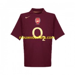 Arsenal Heren Shirt met Bedrukking 2005 Retro Thuis Korte Mouw