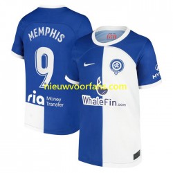 Atlético Madrid Heren Shirt met Bedrukking Memphis 9 120 Anniversary Thuis 2022-2023 Korte Mouw