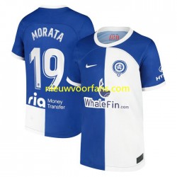 Atlético Madrid Heren Shirt met Bedrukking Morata 19 120 Anniversary Thuis 2022-2023 Korte Mouw