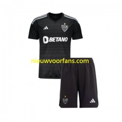 Atletico Mineiro Kind Shirt met Bedrukking Doelman Thuis 2023 Korte Mouw