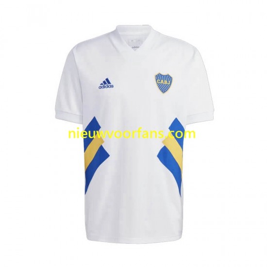 CA Boca Juniors Heren Shirt met Bedrukking Icon Retro Thuis 2022-2023 Korte Mouw