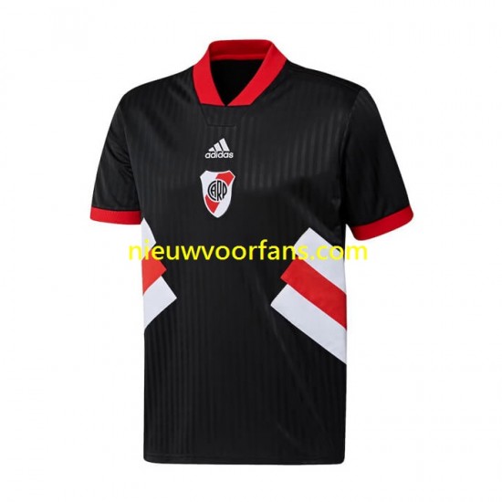CA River Plate Heren Shirt met Bedrukking Icon Retro Thuis 2022-2023 Korte Mouw
