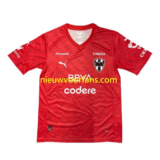 CF Monterrey Heren Shirt met Bedrukking Doelman Uit 2023 Korte Mouw