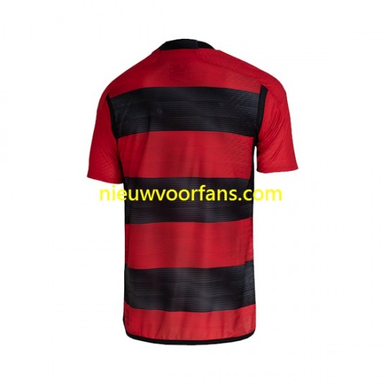 CR Flamengo Heren Shirt met Bedrukking Thuis 2023-2024 Korte Mouw