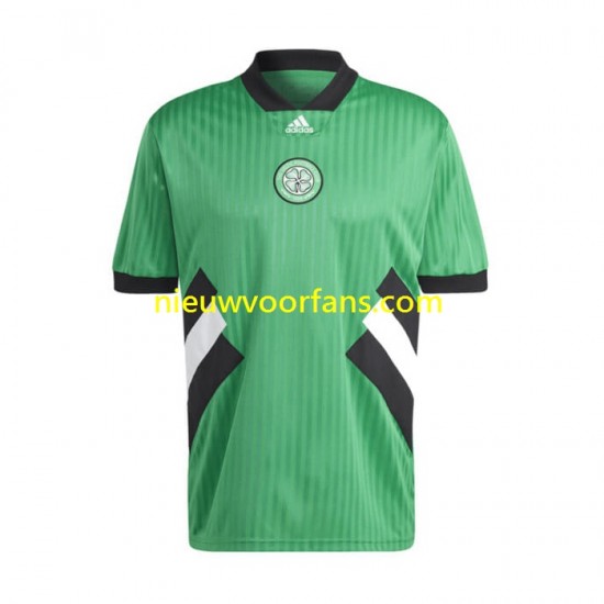 Celtic Heren Shirt met Bedrukking Icon Retro Thuis 2022-2023 Korte Mouw