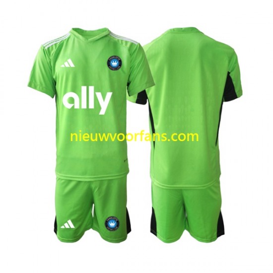 Charlotte FC Kind Shirt met Bedrukking Doelman Thuis 2023-2024 Korte Mouw