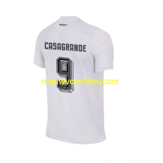 Corinthians Heren Shirt met Bedrukking Yuri Alberto 9 Thuis 2023 Korte Mouw