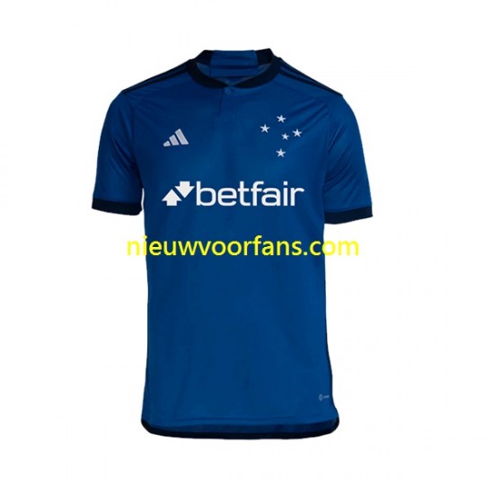 Cruzeiro Heren Shirt met Bedrukking Thuis 2023 Korte Mouw