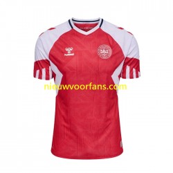 Denemarken Heren Shirt met Bedrukking Thuis 2023 Korte Mouw