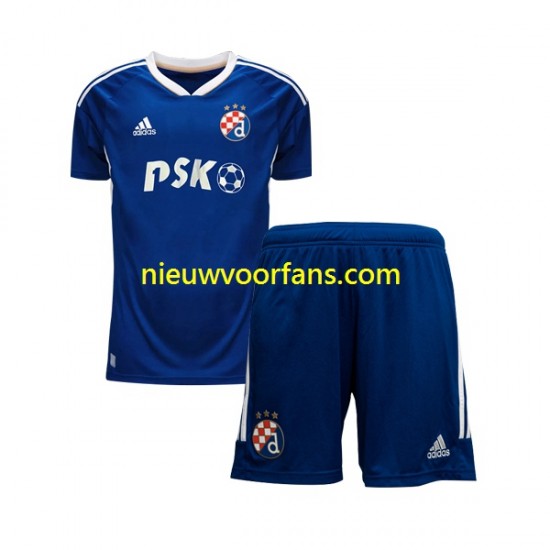 Dinamo Zagreb Kind Shirt met Bedrukking Thuis 2022-2023 Korte Mouw