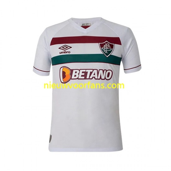 Fluminense Heren Shirt met Bedrukking Uit 2023 Korte Mouw