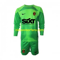 Galatasaray Kind Shirt met Bedrukking Doelman Thuis 2022-2023 Lange Mouw