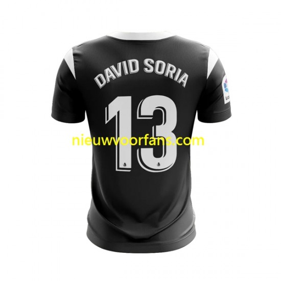 Getafe CF Heren Shirt met Bedrukking David Soria 13 Uit 2022-2023 Korte Mouw