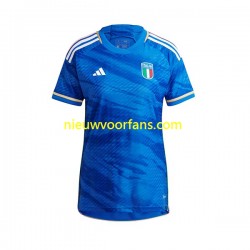 Italië Dames Shirt met Bedrukking Thuis 2023 Korte Mouw